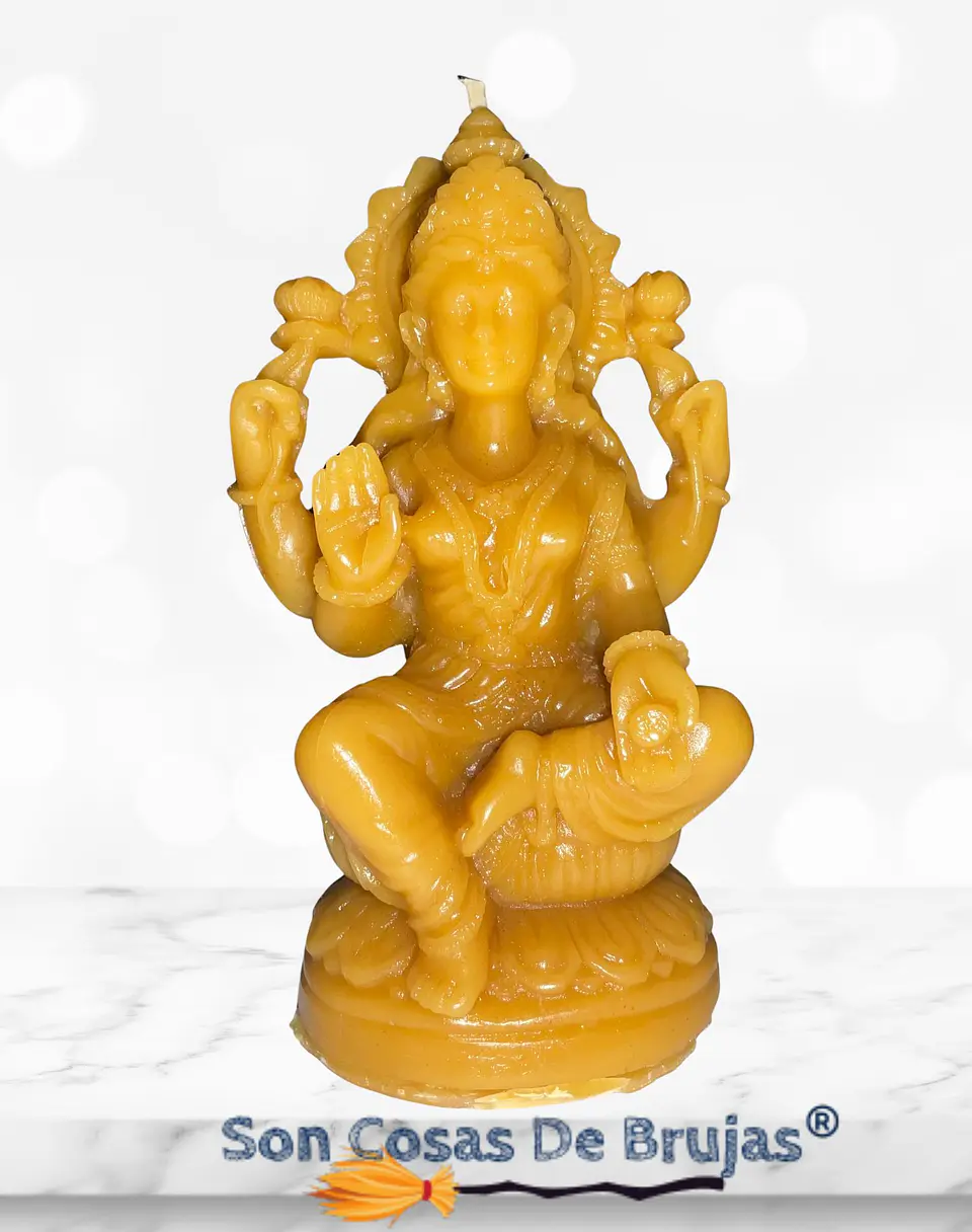 Vela Lakshmi, 100% Cera de Abeja Natural  1