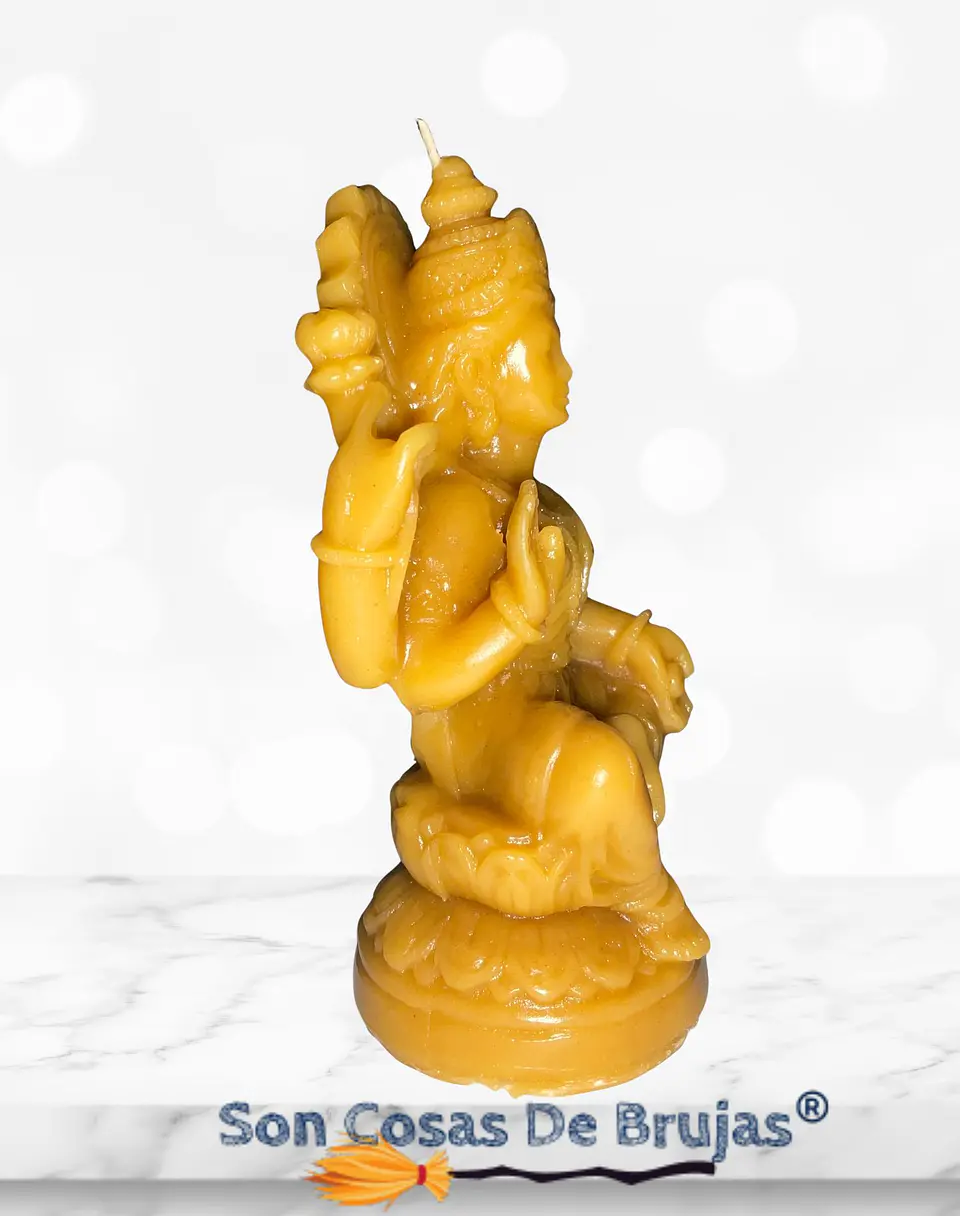 Vela Lakshmi, 100% Cera de Abeja Natural  2