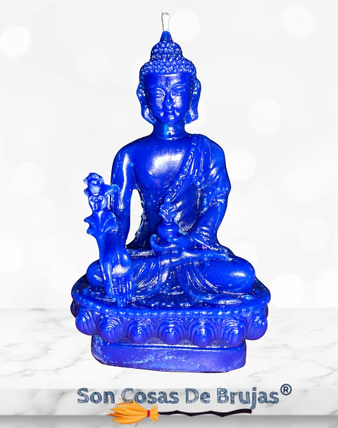 Vela Buda Azul de la medicina 