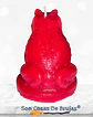 Vela Sapo Rojo - 8 x 6,5 cm aprox.  - Miniatura 3