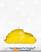 Vela Auto Escarabajo Amarillo - 9 x 4 cm aprox. - Miniatura 2