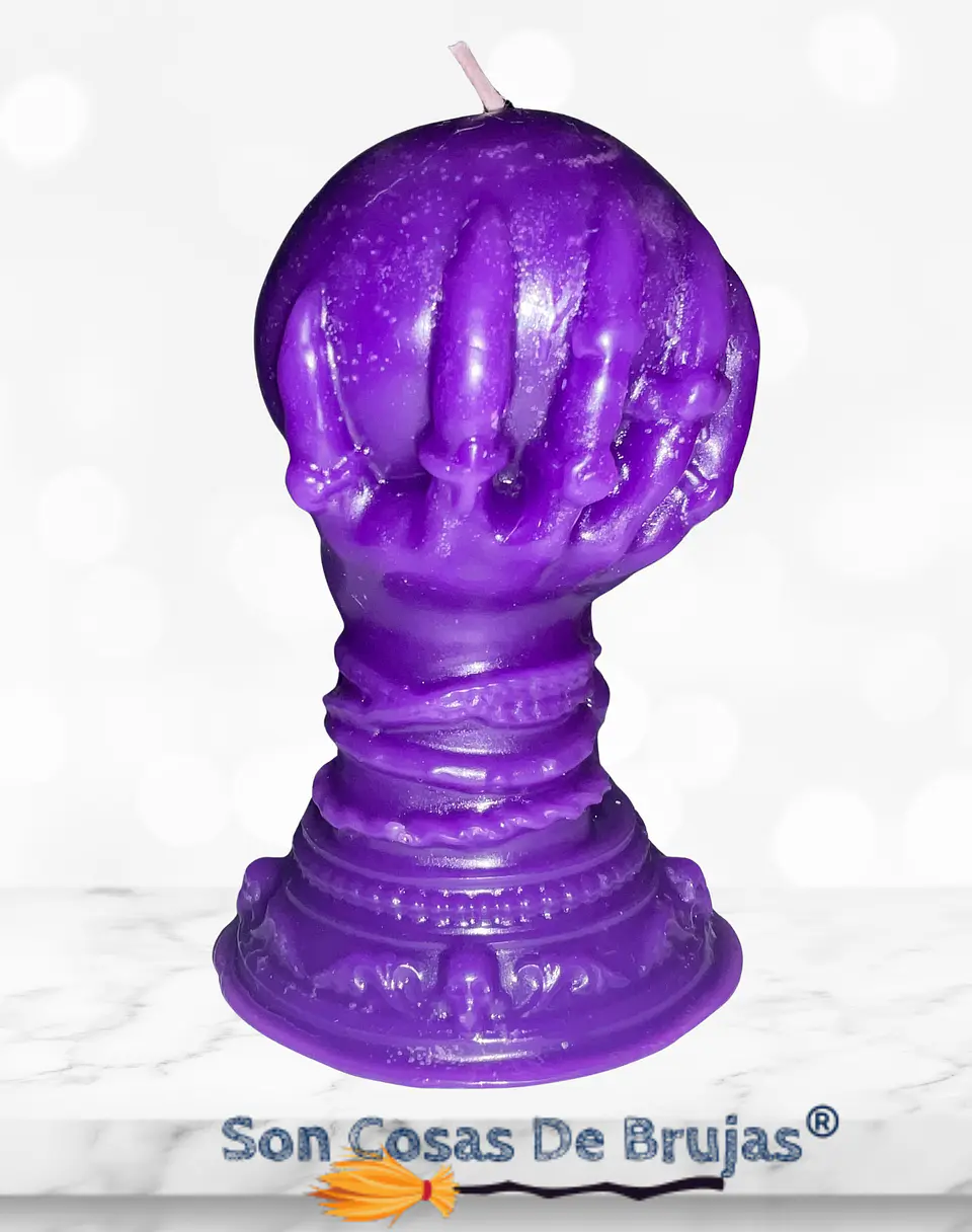 Vela Bola de Cristal - 10 x 6 cm aprox. 3