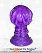 Vela Bola de Cristal - 10 x 6 cm aprox. - Miniatura 1