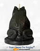 Vela Sapo Negro - 8 x 6,5 cm aprox. - Miniatura 3