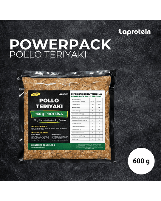 Power Pack - Pollo Teriyaki 600 g