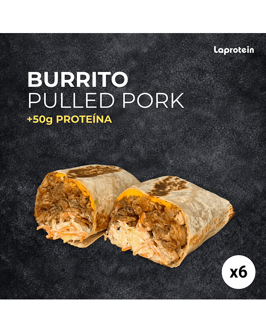  6 Pack Burrito Pulled Pork