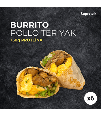 6 Pack Burrito Pollo Teriyaki