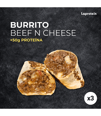 3 Pack Burrito Beef 'n Cheese