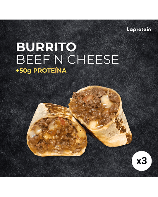 3 Pack Burrito Beef 'n Cheese
