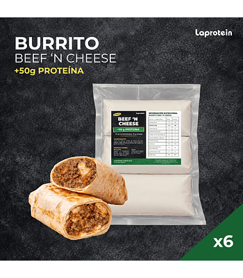 6 Pack Burrito Beef and Cheese