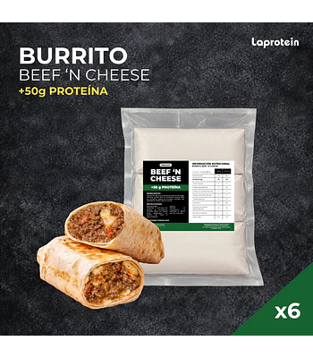 6 Pack Burrito Beef and Cheese