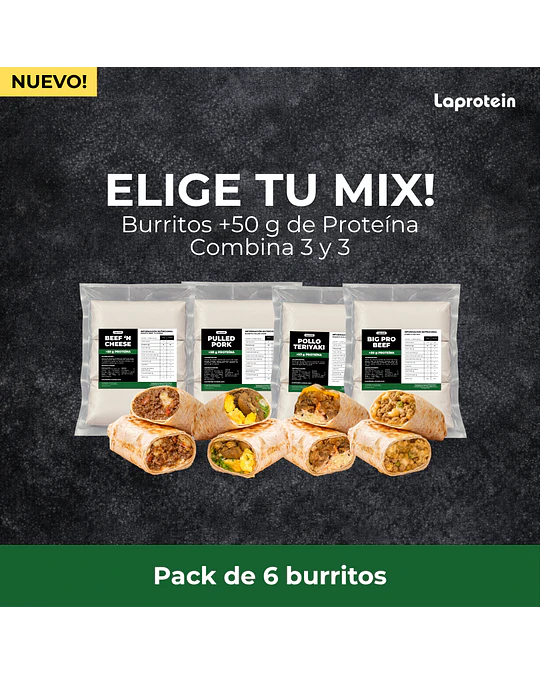 ELIGE TU MIX - 6 Pack Burritos
