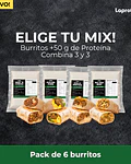 ELIGE TU MIX - 6 Pack Burritos