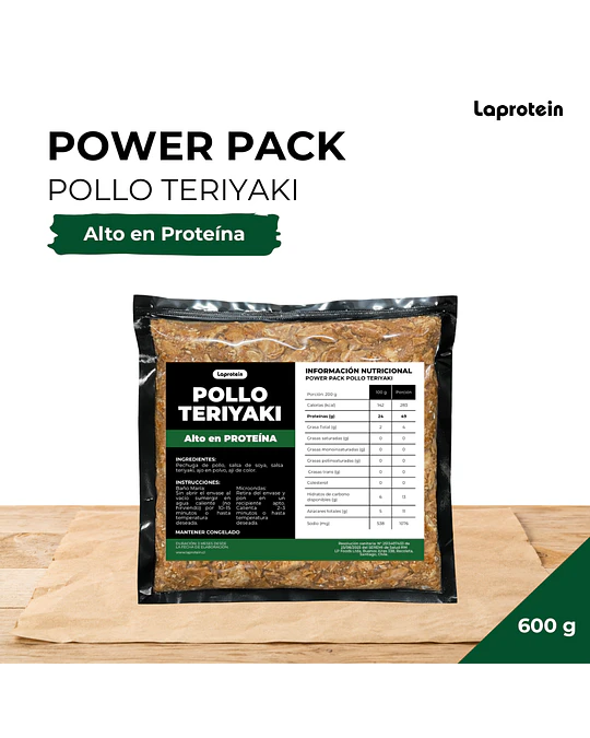 La Protein Power Pack - Pollo Teriyaki 600 g