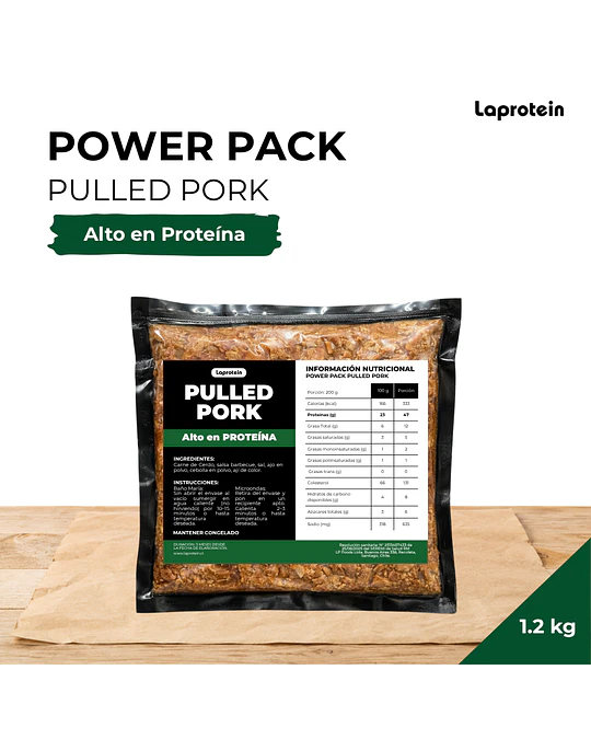 La Protein Power Pack - Pulled Pork 1.2 k