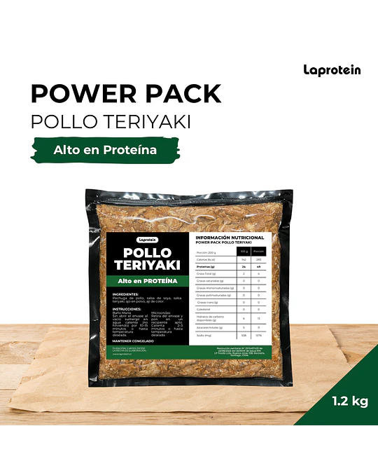 La Protein Power Pack - Pollo Teriyaki 1.2 k