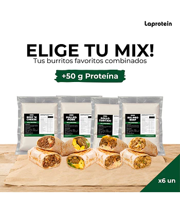 ELIGE TU MIX - 6 Pack Burritos