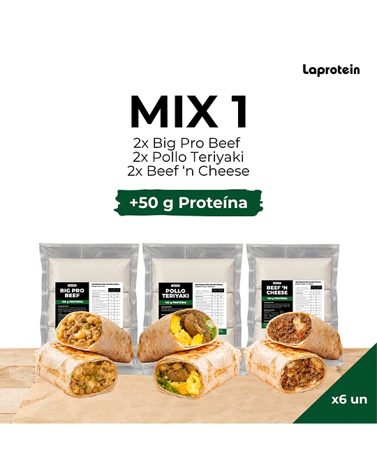 ELIGE TU MIX - 6 Pack Burritos