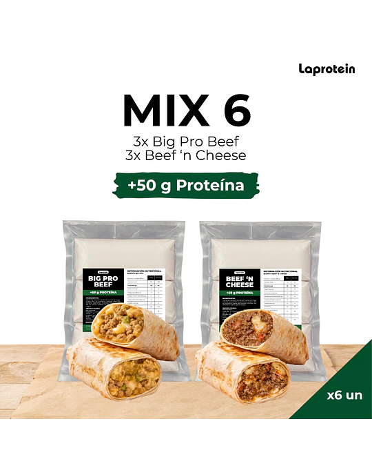 ELIGE TU MIX - 6 Pack Burritos