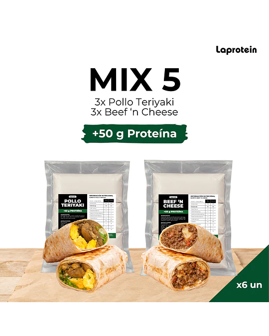 ELIGE TU MIX - 6 Pack Burritos