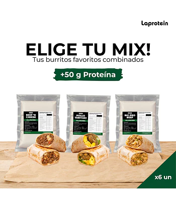 ELIGE TU MIX - 6 Pack Burritos
