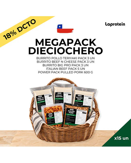 Megapack Dieciochero