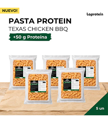 Pasta Protein - Texas Chicken BBQ x 5 unidades