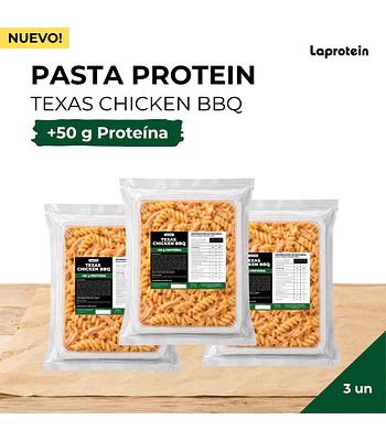 Pasta Protein - Texas Chicken BBQ x 3 unidades