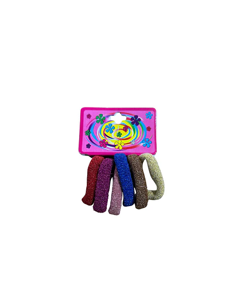 SET COLITA BRILLOSA X 6