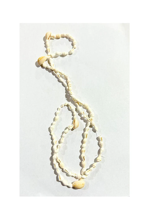 COLLAR CARACOL PEQUEÑO BLANCO