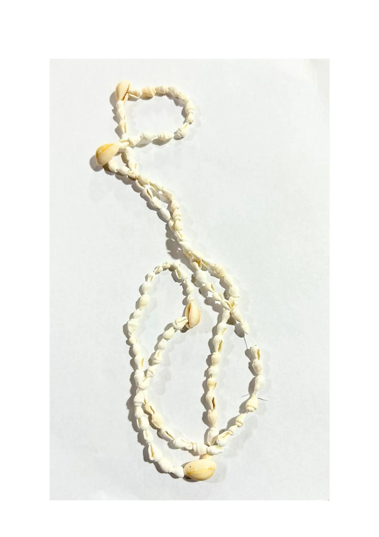 COLLAR CARACOL PEQUEÑO BLANCO 1
