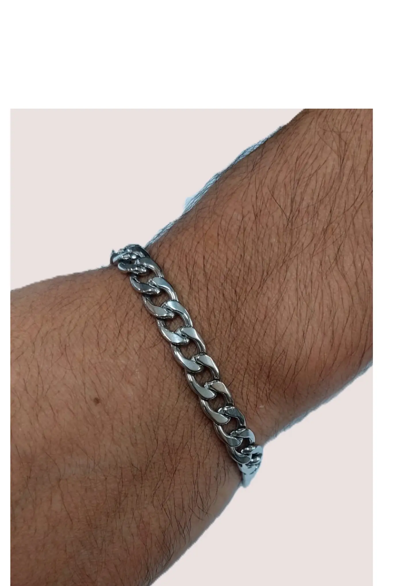 PULSERA ACERO H ESLABON IGUAL 1