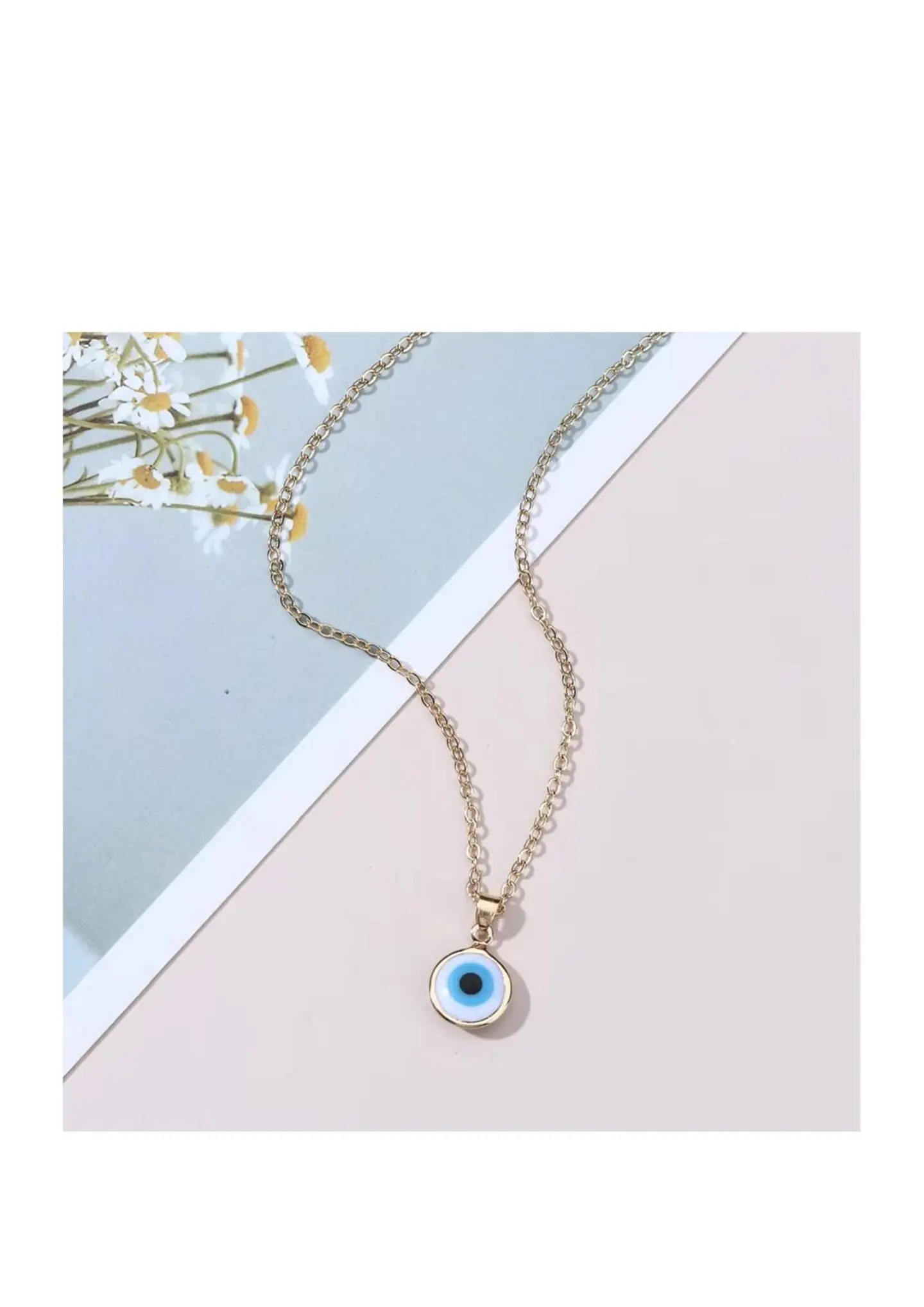 CADENA DORADA OJO TURCO 1