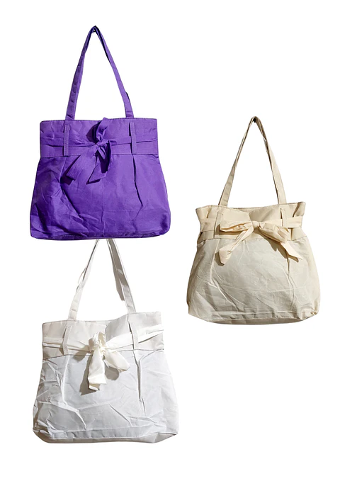 BOLSO LISO O ESTAMPADO CON MOÑ