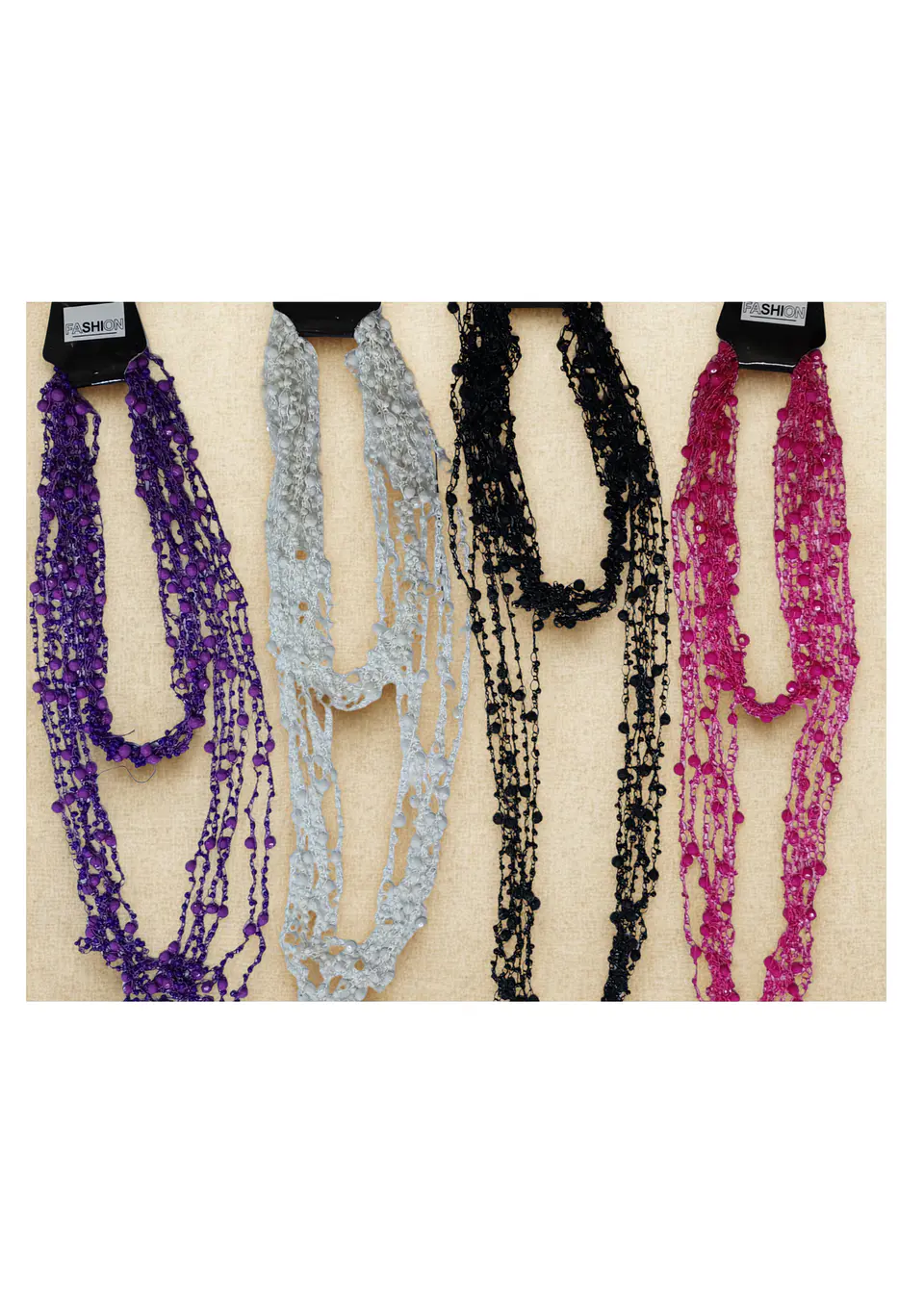 COLLAR  CUENTAS DE COLORES 1