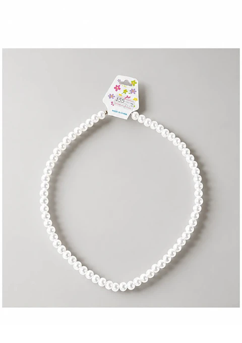 COLLAR PERLAS L 26CM