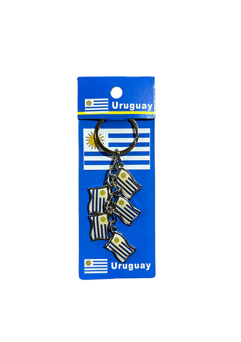 LLAVERO URUGUAY 5 BANDERAS