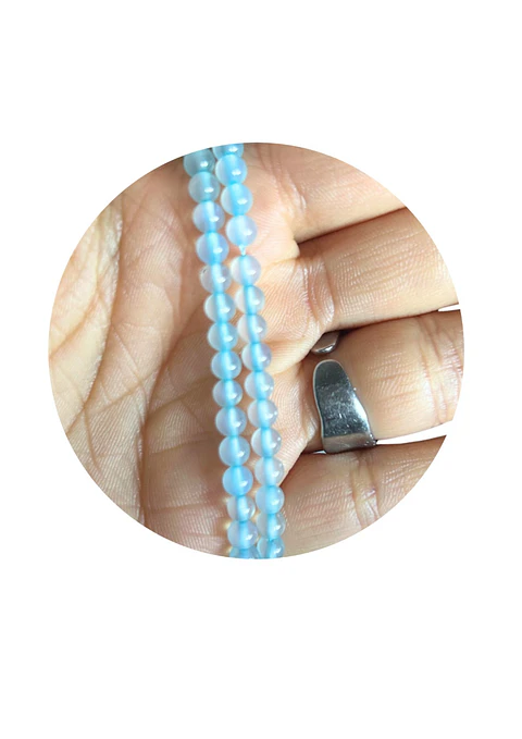 TIRA AGUAMARINA 4MM -80-