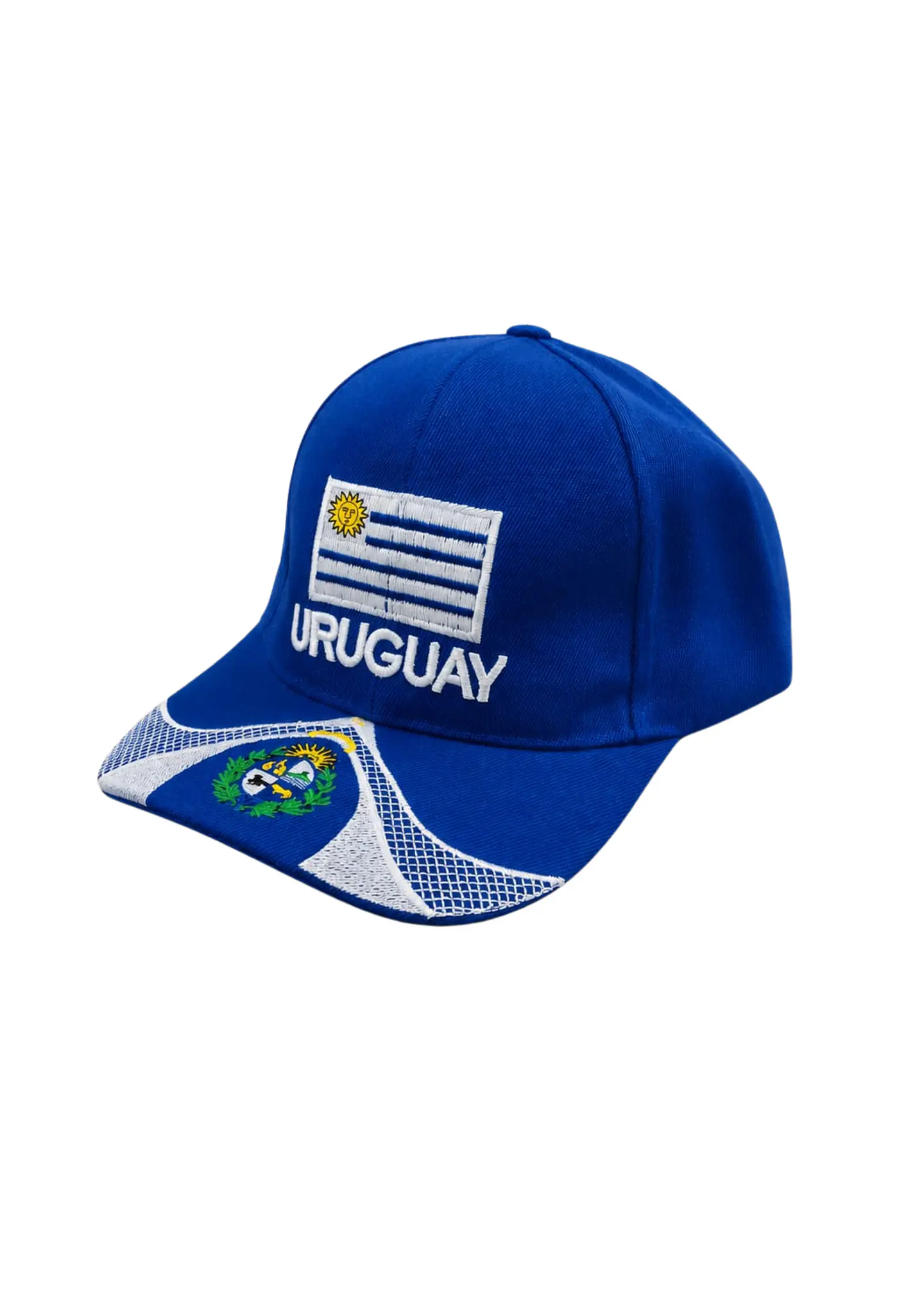 GORRO LONA URUGUAY ESCU Y BANDERA 1
