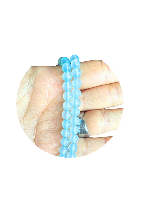 TIRA AGUAMARINA 6MM -60-