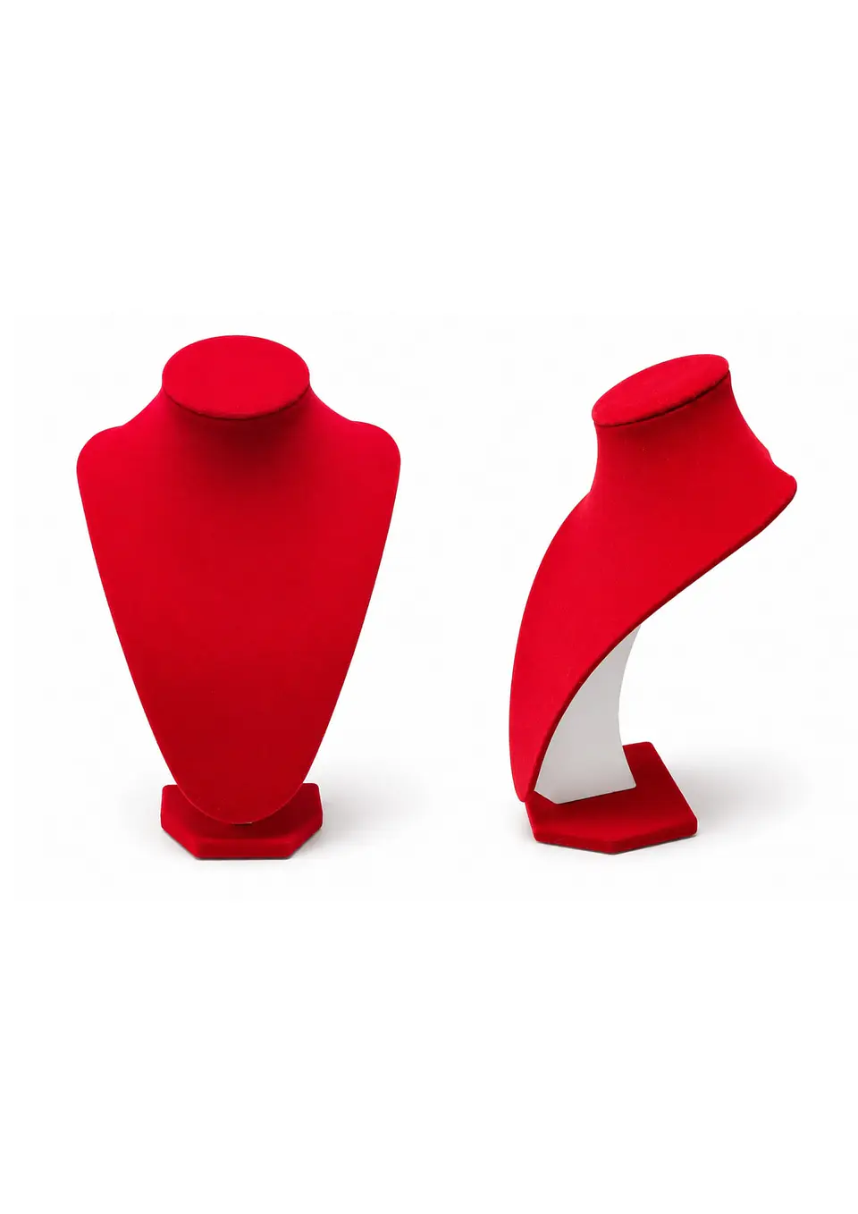 EXHIBIDOR CUELLO ROJO ALTO 1