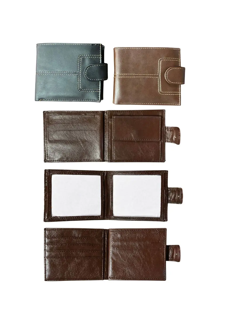BILLETERA H BROCHE  Y PESPUNT RECT, GR 1