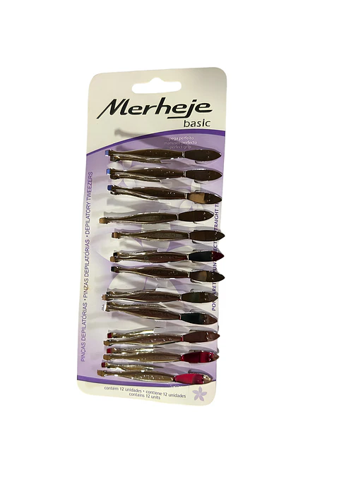 PINZA DE CEJA BLISTER X 12