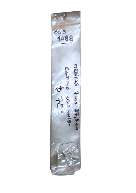 BOLSA AUTO-ADHESIVA 7 X 37.5 X 100