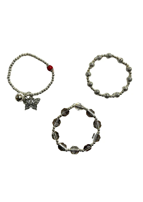 PULSERA PERLA Y DIJES