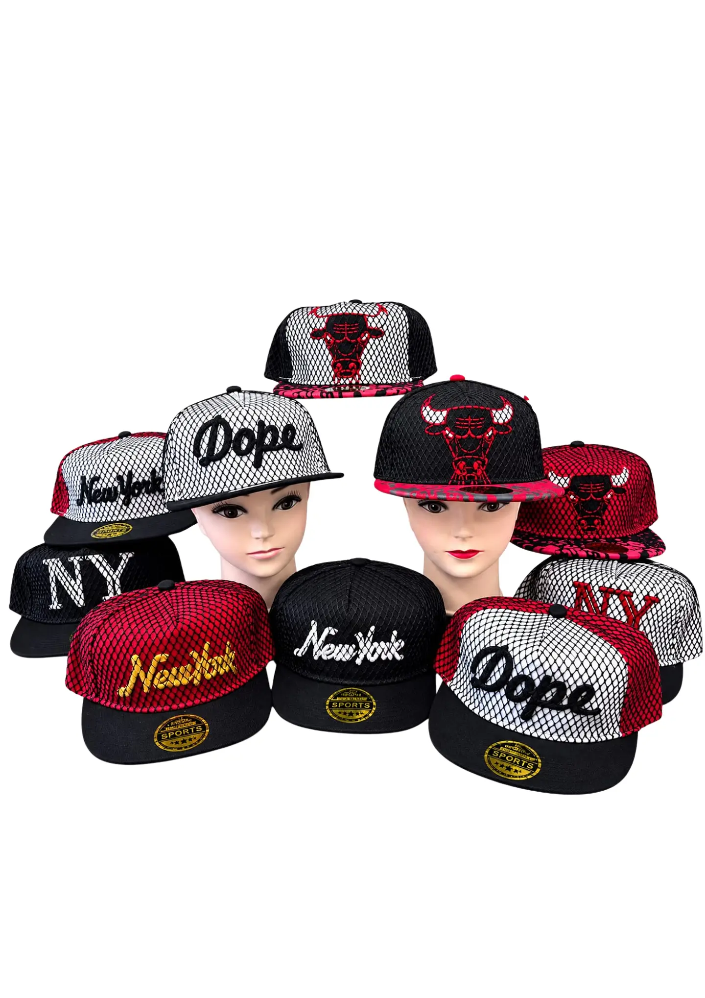 GORRO VISERA PLANA RED 1