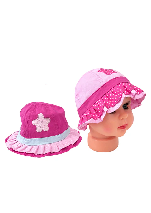 GORRO NIÑA ESTRELLA CON VOLADO