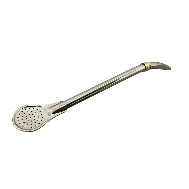 Bombilla Aro Dorado - Inoxidable - 18cm  1