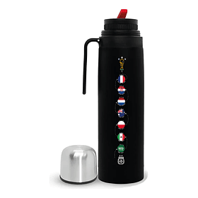 Termo Acero Black - Camino Mundial 2022