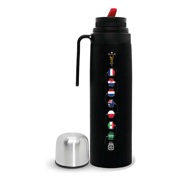 Termo Acero Black - Camino Mundial 2022 1